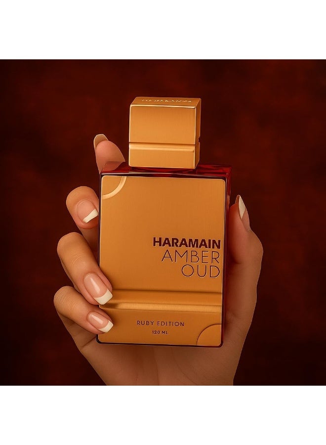 الحرمين عطر أمبر عود روبي إيديشن 120 مل ماء عطر - Image 2